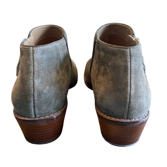 Vionic Serena Suede Ankle Zip Bootie Brown Size 6.5 - Picture 4 of 6